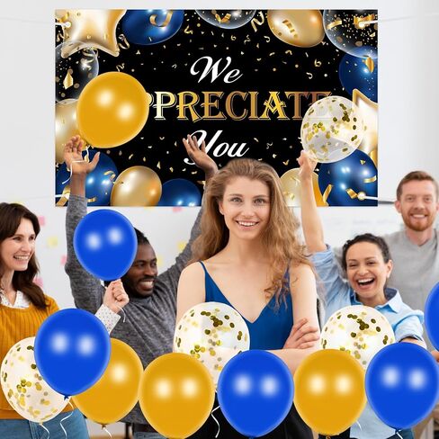 We Appreciate You Decorations Thank You Banner 43*70 Inch Doctor Nurse Teacher Pastor Employee Appreciation Gifts Mothers Day Decorations Vet Tech Week Gifts Thank You Sign Banner Team Appreciation Week in Saudi Arabia