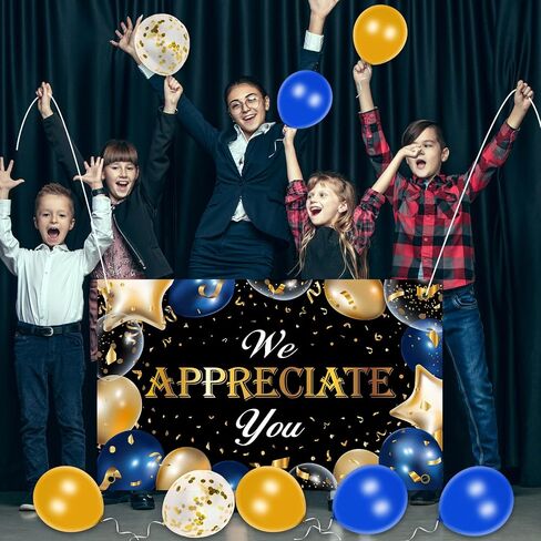 We Appreciate You Decorations Thank You Banner 43*70 Inch Doctor Nurse Teacher Pastor Employee Appreciation Gifts Mothers Day Decorations Vet Tech Week Gifts Thank You Sign Banner Team Appreciation Week in Saudi Arabia