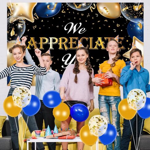 We Appreciate You Decorations Thank You Banner 43*70 Inch Doctor Nurse Teacher Pastor Employee Appreciation Gifts Mothers Day Decorations Vet Tech Week Gifts Thank You Sign Banner Team Appreciation Week in Saudi Arabia