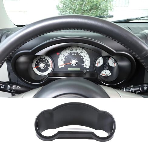 LLKUANG Car ABS Center Console Dial Dash Board Decorative Frame Fit for Toyota FJ Cruiser 2007-2021 Dashboard Panel Trim Cover Accessories (ABS Carbon fiber) in Kuwait