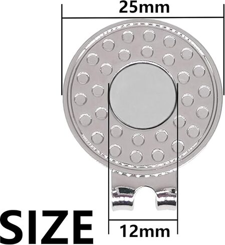 6 9 12 15PCS Golf Hat Clips Magnetic Golf Ball Marker Holders for Golf Hats Caps Gloves Nickel-Plated Alloy Clips for Metal Golf Ball Markers Professional Golf Training Aids Accessories in Kuwait