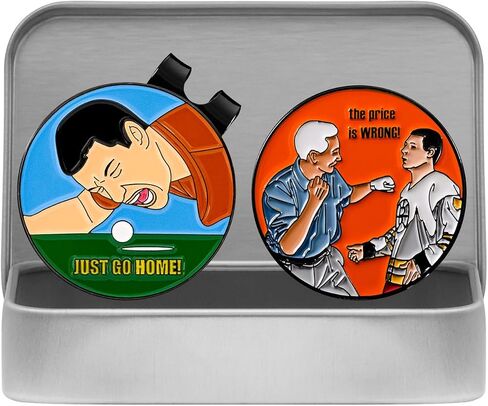Golf Ball Markers with Hat Clip Box Set - Golf Gifts Golf Accessories for Men and Women Golfers in Saudi Arabia