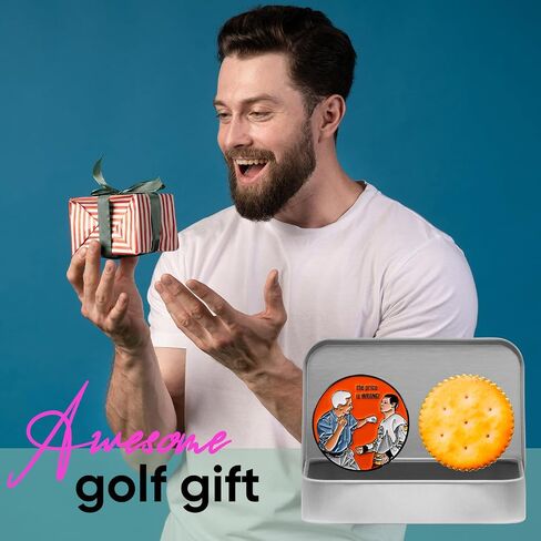 Golf Ball Markers with Hat Clip Box Set - Golf Gifts Golf Accessories for Men and Women Golfers in Saudi Arabia