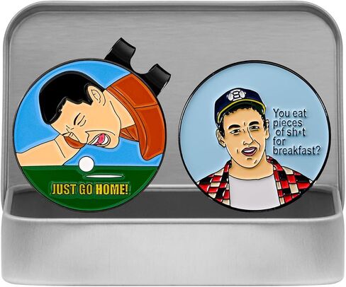 Golf Ball Markers with Hat Clip Box Set - Golf Gifts Golf Accessories for Men and Women Golfers in Saudi Arabia