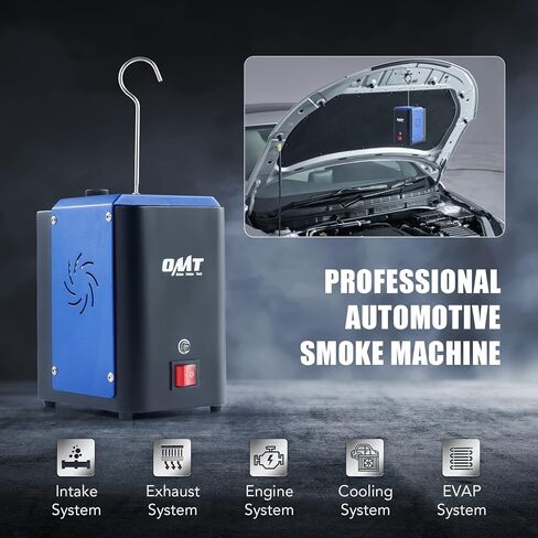 Orion Motor Tech OMT Smoke Leak Detector, Smoke Machine Automotive with Mineral Oil Inlet Airbag and 4 Cone Adapters, EVAP Smoke Machine Car Tool Set for Auto Pipe Vacuum Cooling Exhaust System Leaks in Saudi Arabia