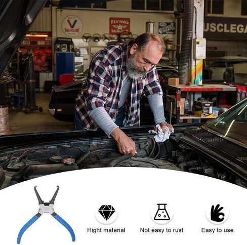 خط الوقود ذو طيات إزالة خط وقود السيارة ذو طيات أنبوب الصلب الكربوني مشبك إزالة الفرجار مشبك البنزين لتخفيف الاتصال في أنابيب الوقود in Kuwait