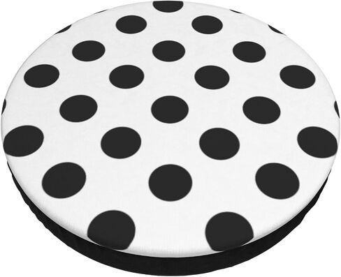 Gudetama Cute Bar Stool Cover Round Seat Cushion with Elastic Washable and Non Slip Bottom for Barstool Padded Chair Dustproof Slipcover 12 Inch - One Cushion Only in Saudi Arabia