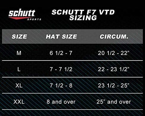 خوذة كرة القدم Schutt F7 VTD للبالغين مع قناع للوجه in Kuwait