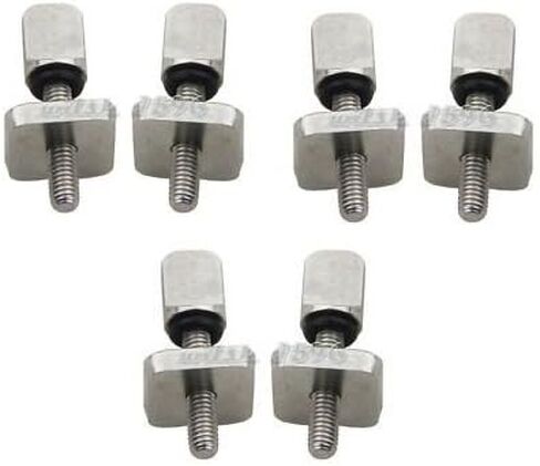 برغي الإبهام - برغي زعانف من الفولاذ المقاوم للصدأ لللوح الطويل وSUP - لا توجد أداة اختر عبوتين أو 3 عبوات (6 عبوات) in Kuwait