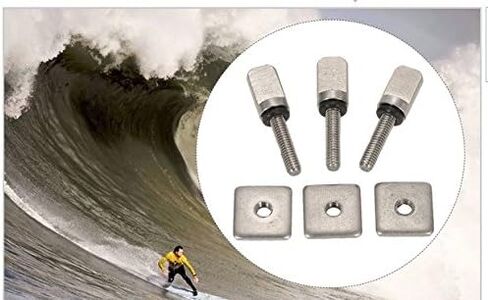 برغي الإبهام - برغي زعانف من الفولاذ المقاوم للصدأ لللوح الطويل وSUP - لا توجد أداة اختر عبوتين أو 3 عبوات (6 عبوات) in Kuwait