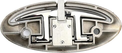 Amarine-made 7-1/2 بوصة مربط قارب من الفولاذ المقاوم للصدأ مربط شديد التحمل قابل للطي، مربط سطح السفينة قابل للطي من الدرجة البحرية فضي - قطعتان in Kuwait