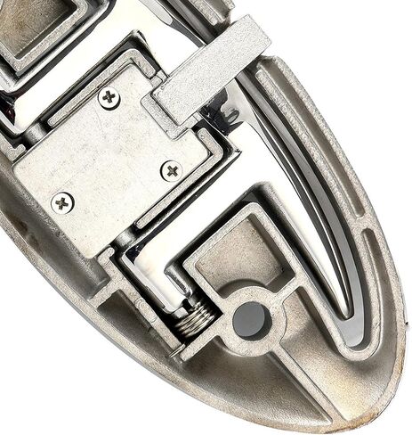 Amarine-made 7-1/2 بوصة مربط قارب من الفولاذ المقاوم للصدأ مربط شديد التحمل قابل للطي، مربط سطح السفينة قابل للطي من الدرجة البحرية فضي - قطعتان in Kuwait