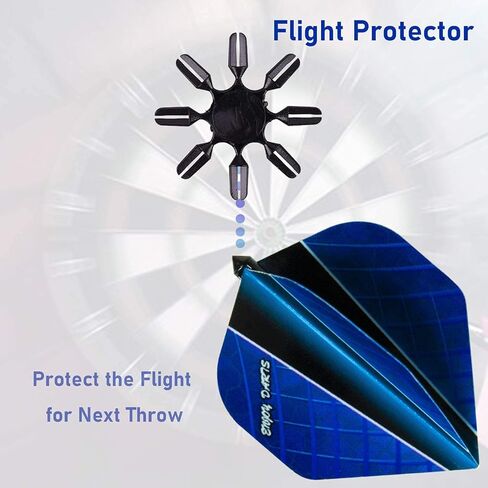 مجموعة سهام ذات طرف فولاذي احترافي | أسطوانة نحاسية 24 جرام/22 جرام/20 جرام/18 جرام مع 12 قطعة من رحلات السهام + مبراة السهام + حافظة مغناطيسية + أداة رمي السهام (6 عبوات) in Kuwait