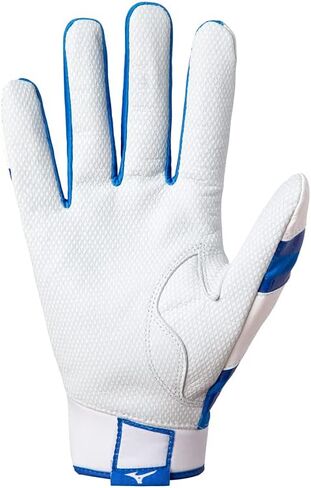 Mizuno B-303 Baseball Batting Gloves | Pair | Adult and Youth | Full Grain Leather Palm | AirMesh Inserts | QuikAdjust Wrist Tab in Saudi Arabia