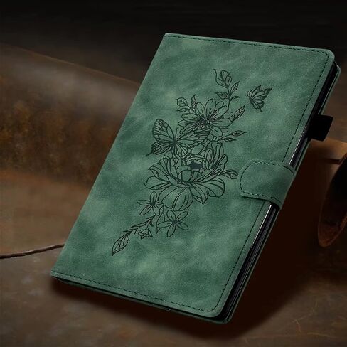 حافظة MonsDirect لجهاز Kindle Paperwhite الجيل الحادي عشر 2021 مقاس 6.8 بوصة، غطاء جلد سويدي مع حامل، تنبيه/غفو تلقائي مع حامل قلم لجهاز Kindle Paperwhite & Signature Edition وقارئ إلكتروني للأطفال 2021، بني in Kuwait