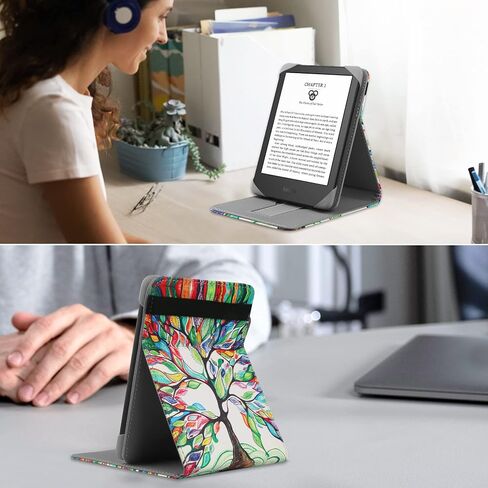 حافظة عالمية لجهاز Kindle الجديد مقاس 6 بوصات 2022 و2019/Kobo Clara HD/Kobo Clara 2E/Kobo Nia/Pocketbook Basic 4/Touch Lux 5 غطاء حامل لكتاب الجيب 6 بوصات/Tolino/Sony قارئ الكتب الإلكترونية، كوكبة in Saudi Arabia