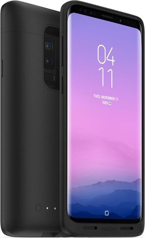 Mophie 401001479 Juice Pack Made for Samsung Galaxy S9 Plus - Wireless Charging Battery Case - Black in Saudi Arabia