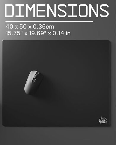 لوحة ماوس الألعاب SkyPAD Glass 3.0 XL مع شعار سحابي | حصيرة ماوس احترافية كبيرة | 400 × 500 مم | أبيض | سطح زجاجي خاص بدقة وسرعة محسنة in Kuwait