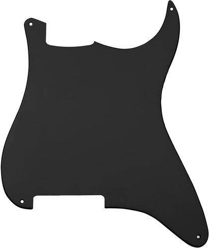 1Pcs Yootones 4 Hole Strat Pickguard Blank Scratch Plate Pick Guards Compatible with Fender Stratocaster Strat Electric Guitar Part (4Ply Black Pearl) in Saudi Arabia