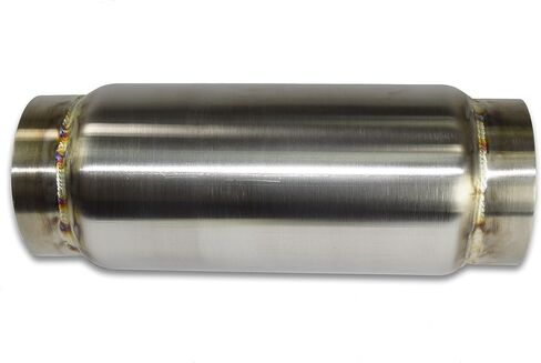 Stainless Headers Mfg.  3.5" X 8" Stainless Bullet Race Muffler - American Made in Saudi Arabia