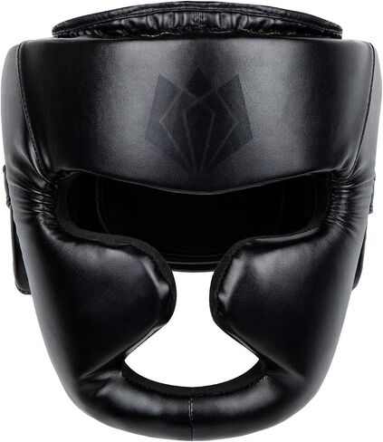 FitsT4 Boxing Headgear Head Protection Sparring Head Guard PU Leather Muay Thai Helmet for Martial Arts Karate BJJ Training in Saudi Arabia