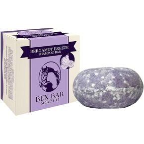 Kensington Protective Products BEX BAR Shampoo Bar with Rice Water Protein and Vit B5, 1 Pack - Bergamot Breeze 3oz