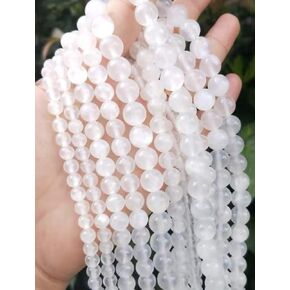 ABCGEMS Dominican Republic Larimar Beads with Black Iron Oxide Inclusion (These Hematite Inclusion Manifest as Black Streaks Providing a Striking Contrast) Smooth Round 12mm in Kuwait