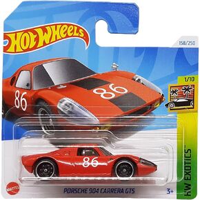 Hot Wheels Porsche 904 Carrera GTS HW Exotics 1/10 (158/250) HTD94 Red 2024 + Protector Short Card Frikimonkey
