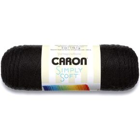 Caron Simply Soft Yarn Black