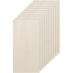 Dmiotech 20 Pack 6 × 4 × 1/13 بوصة 2 مم من أوراق الخشب السميكة من خشب الخشب باسوود أغطية الخشب الرقائقي غير المكتم