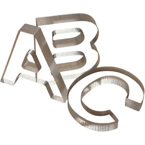Designable Acrylic Letters | Unfinished Clear Acrylic Standing Letters for Wall Decor, Craft Projects & Sign Board Decoration | for Parties & Home - A to Z Letters (1, D)