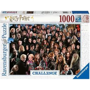 Ravensburger WB Harry Potter Challenge 1000 Piece Jigsaw Puzzle for Adults - 12000457 - Handcrafted Tooling, Made in Germany, Every Piece Fits Together Perfectly