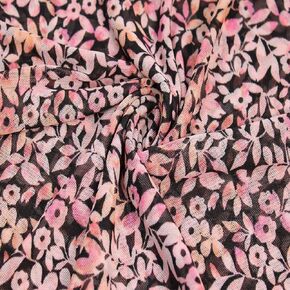 Texco Inc Tie Dye Ombre/Floral Pattern Poly Power Mesh Fabric/4-Way Stretch Knit Prints Athletic Wear Apparel, DIY Fabric, Navy Green 3 Yards