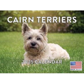 Cairn Terrier Calendar 2025 Wall Monthly | American Made In The USA