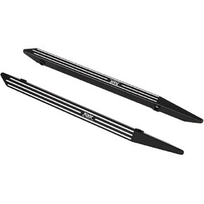 KYX Racing Aluminum Rock Slider Side Step Running Boards Foot-Plate Upgrades Parts Accessories for 1/10 RC Crawler Car Axial SCX10 PRO