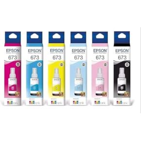 EPSON T673 6-Color Refill Ink Set For L800 / L1800 (Genuine Epson) Manufacturer: Epson