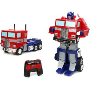 Jada Toys Transforming RC Optimus Prime, 253114000, Multi-Coloured