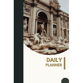 Trevi Daily Planner – Time Management Notebook: 6 x 9 inches 120 pages Top Priorities Schedule To-Do List Reminder, Daily Task Organizer