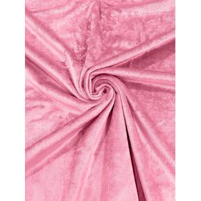 New Creations Fabric & Foam Inc, 58/60" Wide Solid Smooth Soft Plush Faux Fake Fur Fabric Polyester by The Yard (1 Yard, Purple)