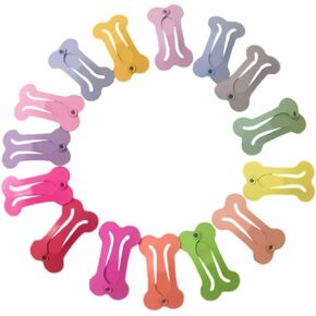 10Pcs Hair Clips for Dogs,1Inch Small Dog Bow Mini Bone Snap Dog Barrette for Small Dog Hair, Tiny Pet Grooming Hair Accessories for Small Dog Cat Dog Hair Accessories,Apparel and Accessories s