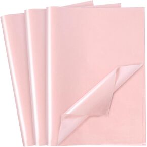 Koogel Pink Metallic Tissue Paper, 14 x 20 Inch, 86 Sheets, Gift Wrapping Paper for Birthday, Wedding