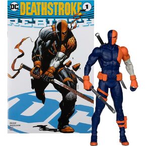 McFarlane Toys - DC Direct Page Punchers Deathstroke (DC Rebirth) 7in Figure with Comic