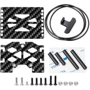 CNC Aluminium RC Car Trx4M البطارية صينية ESC Mount Double Decker Decker Carbon Carbon Plater