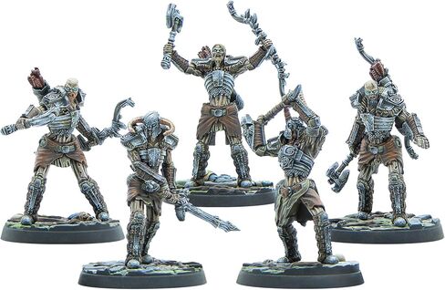 Modiphius: The Elder Scrolls: Call to Arms: Draugr Scourges - 5 Figure Resin Expansion, Chapter 4, Unpainted, 32mm Miniatures with Scenic Bases, RPG in Kuwait