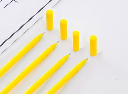 YYaaloa 30pcs Lemon Pens Cute Gel Ink Pens 0.5mm Black Ink Novelty Pens for Child, Women Coworkers Office School Home Wedding Bridal Shower Gifts Party Supplies (Cute Lemon 30pcs) in Kuwait