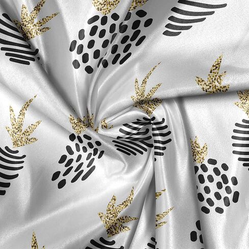 Lunarable Old Newspaper Fabric by The Yard, Vintage Fashion Themed Shoes Handbag Purses with Ornate Details Retro, Stretch Knit Fabric for Clothing Sewing and Arts Crafts, 3 Yards, Cream Black in Kuwait