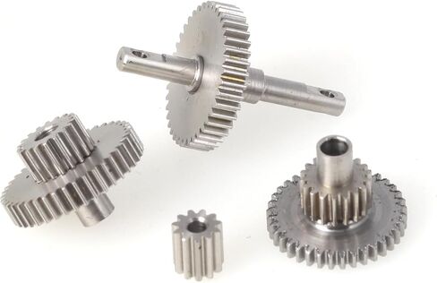 LCX Racing 1/18th RC Crawler Car Stainless Steel Transmission Gearbox Gears Set for TRX4M, Upgrades Parts Accessories (16.6:1) in Saudi Arabia
