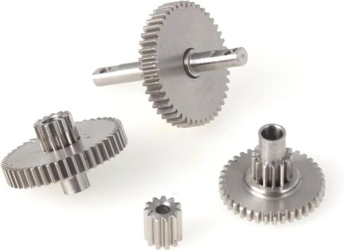 LCX Racing 1/18th RC Crawler Car Stainless Steel Transmission Gearbox Gears Set for TRX4M, Upgrades Parts Accessories (16.6:1) in Saudi Arabia