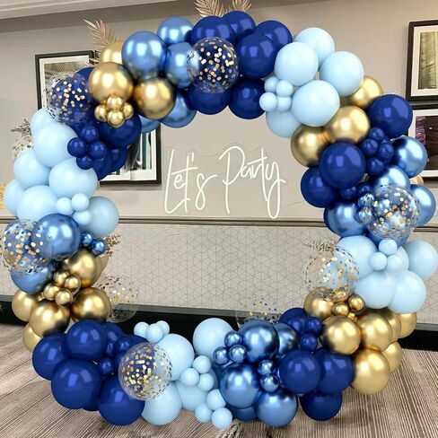 Black and Gold Balloon Garland Arch Kit for Birthday Party Decorations, 152pc White Sand Confetti Champagne New Years Eve Party Balloons for Graguations Decorations,Birthday Wedding Party Decor in Saudi Arabia