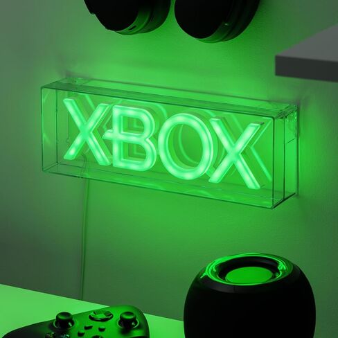 قاد Paladone Xbox الضوء النيون ، ومكتب ألعاب قابلة للتركيب قائم بذات in Kuwait